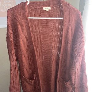 knitted cardigan